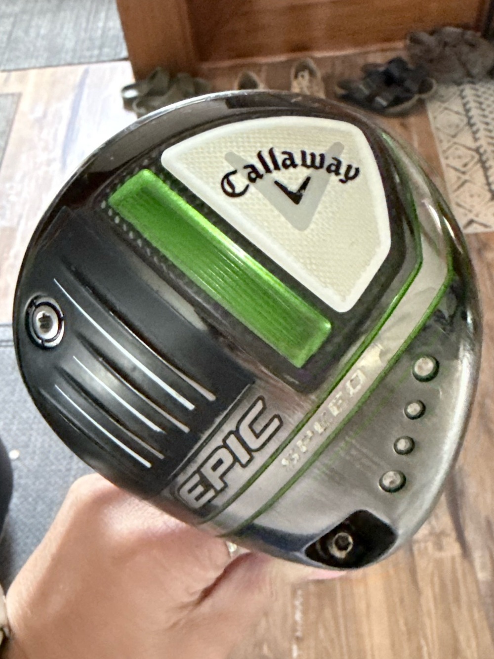 Callaway Epic Driver Head in Black, Green and White